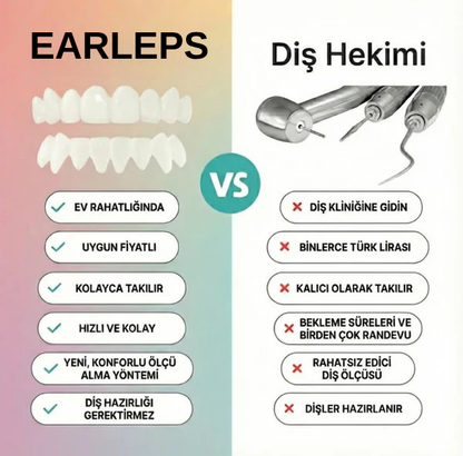 EARLEPS LuxeSmile Biyouyumlu Yeni Nesil Takma Dişler