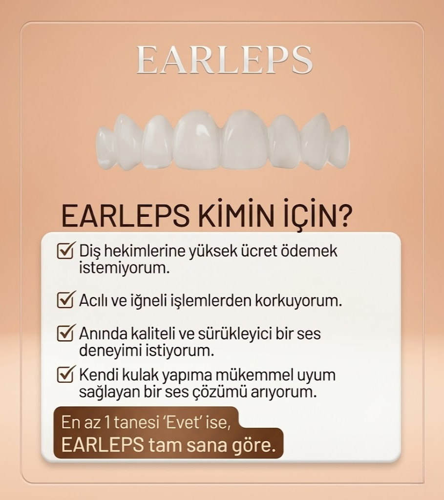 EARLEPS LuxeSmile Biyouyumlu Yeni Nesil Takma Dişler